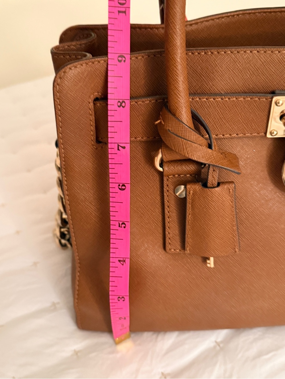 Michael Kors East West Hamilton Saffiano Leather bag - Picture 10 of 12